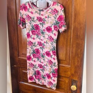 Wearever Pink Floral Dress